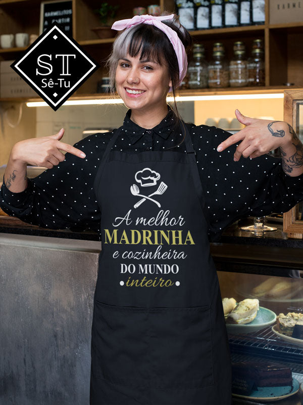 Avental Melhor Madrinha/Cozinheira